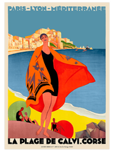 Vintage Calvi Corse -  Art Print